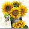 Diamond Art Kit Sunflower Diamond Art Painting Kits for Adults Sunflower Diamond Art Painting Craft for Home Decor,Aromatic,12x12 inches